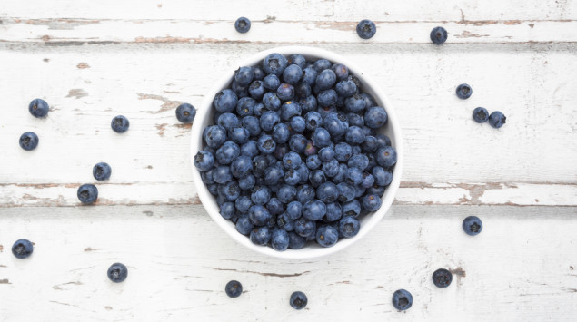 Heidelbeeren in einer Schüssel