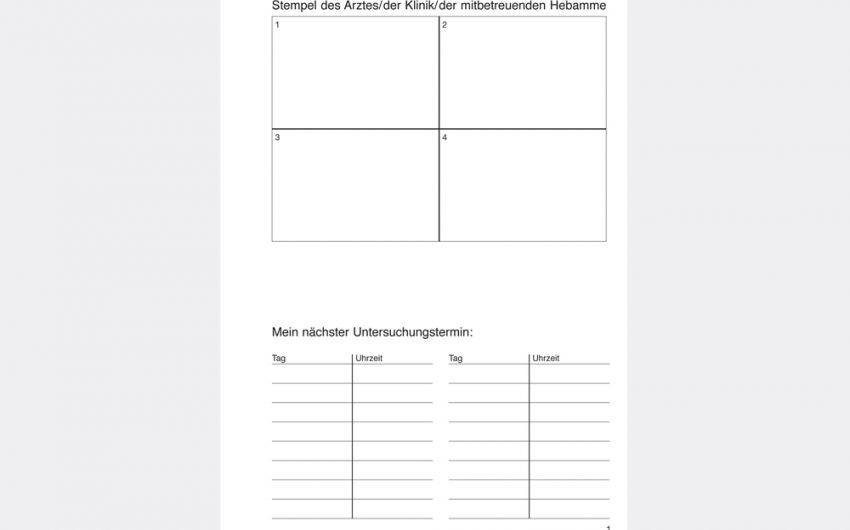 Mutterpass Seite 1
